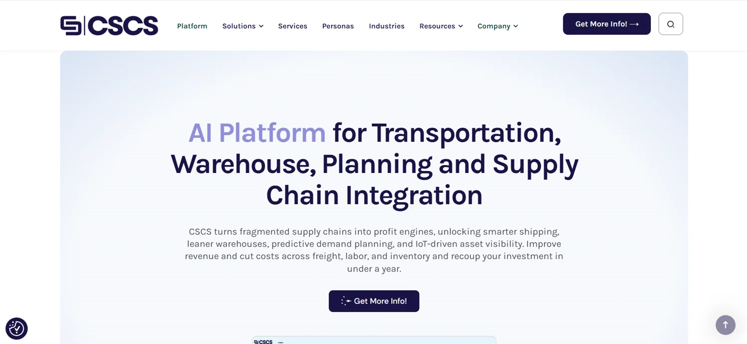 CSCS website design