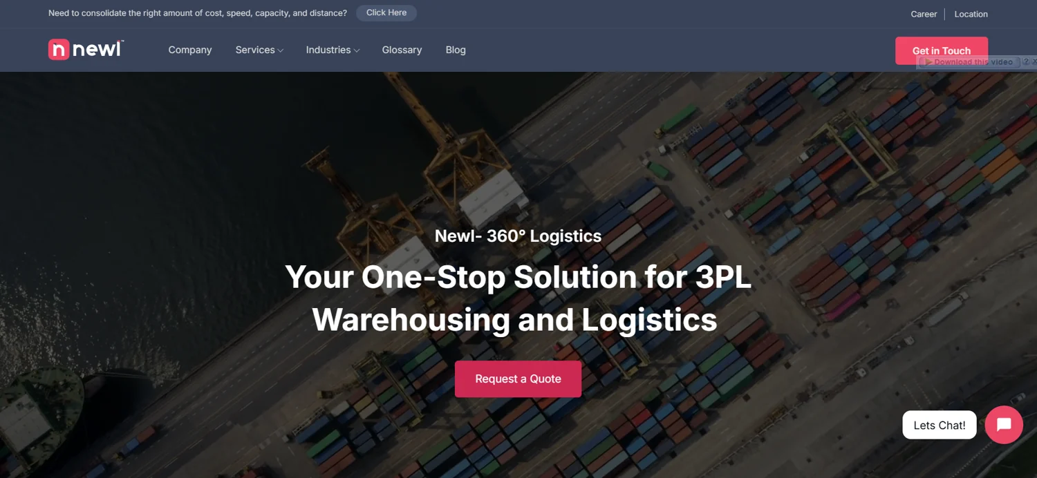 NEWL Group website design